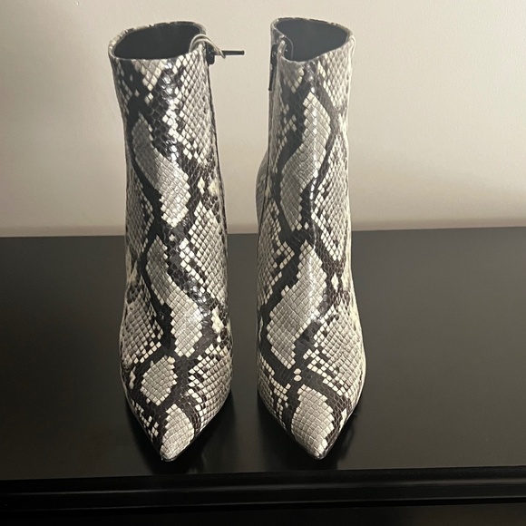 Snakeskin ankle boot sz 39 - Picture 1 of 4